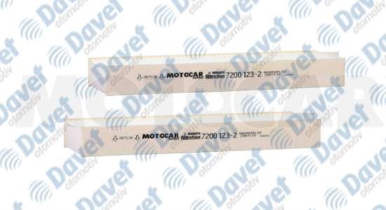MOTOCAR 7200123-2SP Polen Filtresi Set Corsa F 19> 208 19> 2008 Ii 19>